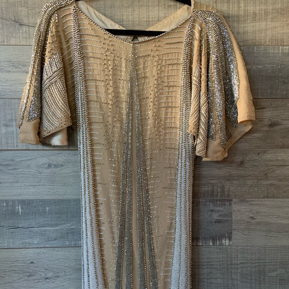 Beautiful Parker hand beaded dress NWOT